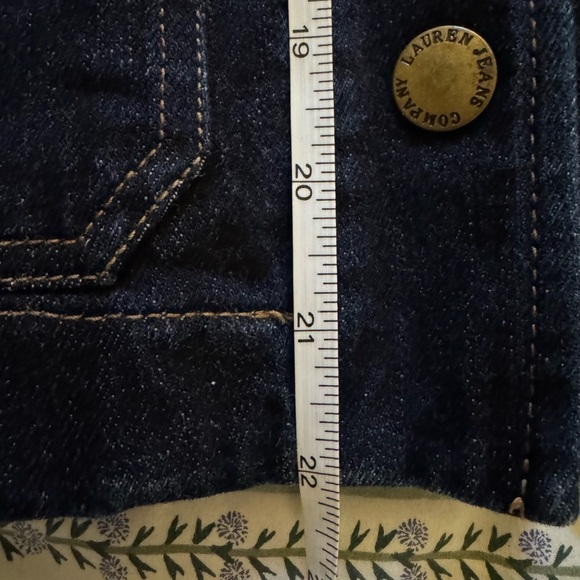 Vintage Ralph Lauren Fitted Denim Jacket with Gold Hardware | Women’s M - Picture 7 of 14